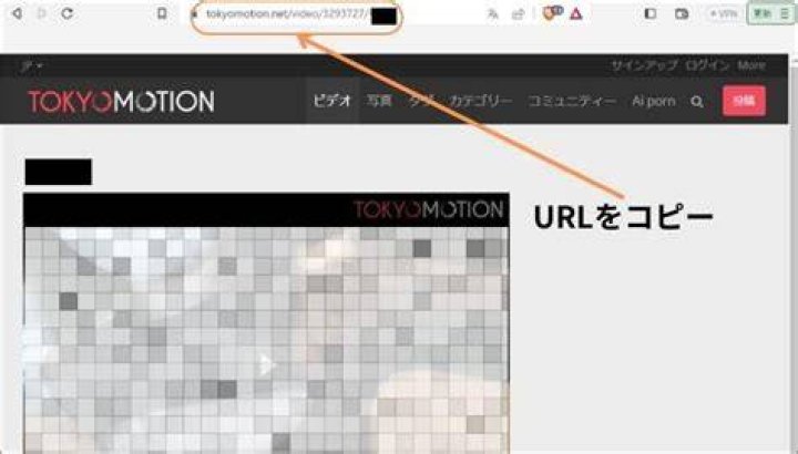 tokyo motion ダウンロードする方法を安全に確認するイメージ
